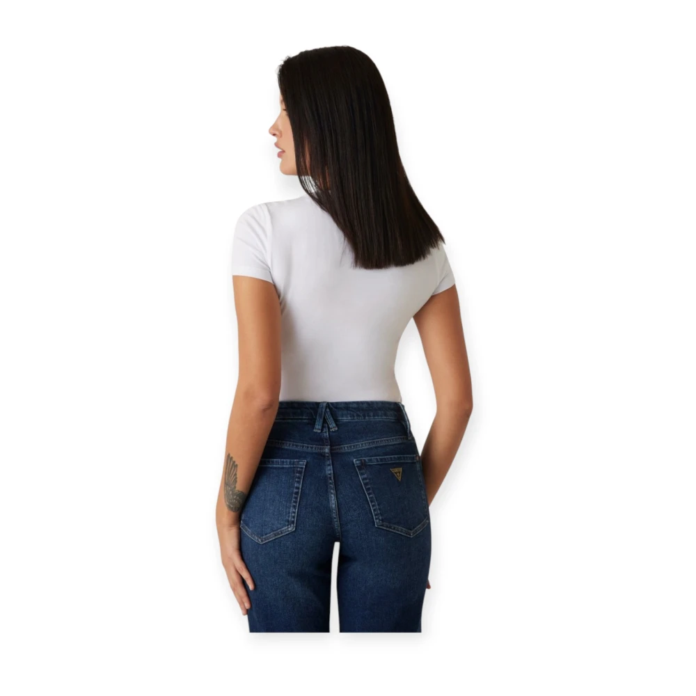 Guess Katoenen T-shirt White Dames