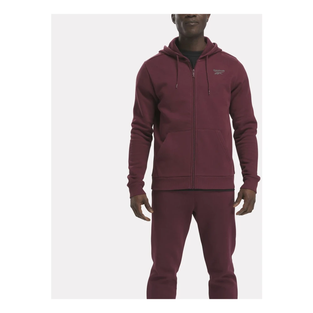 Reebok Logo Linkerborst Modetee Brown Heren