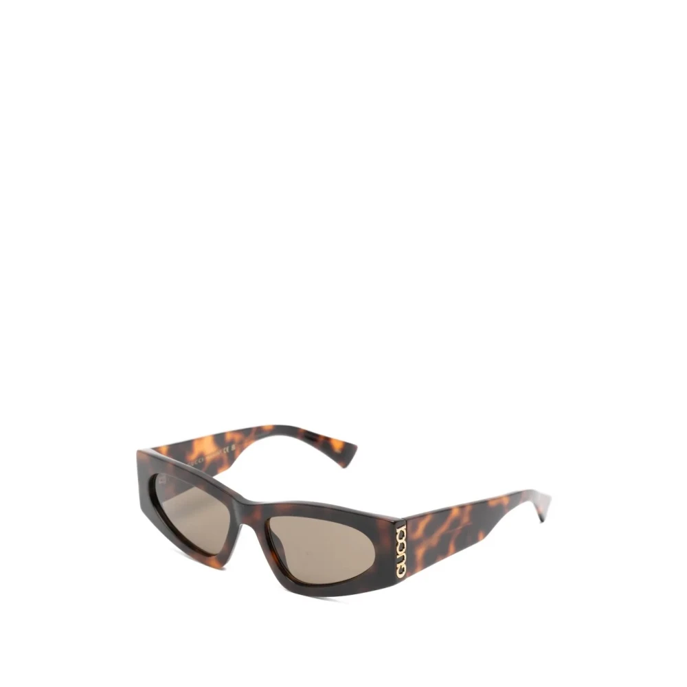 Gucci Women's Brown Cat Eye Sunglasses