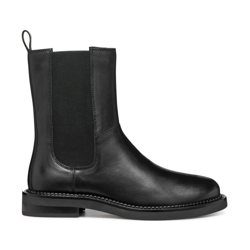 Geox Women's Black Chelsea Boots,, Ankle Booties For Size 5 Uk