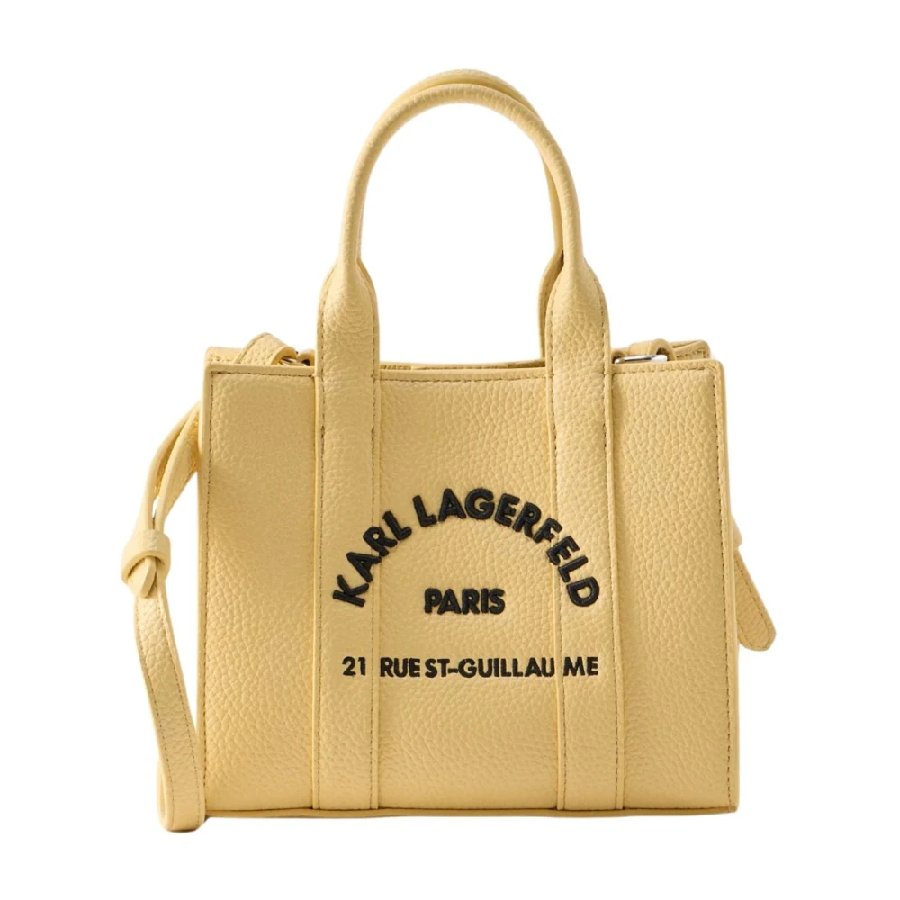Karl Lagerfeld Women's Yellow Shopping Bags, One Size, Petit Cabas Villa La Vigie