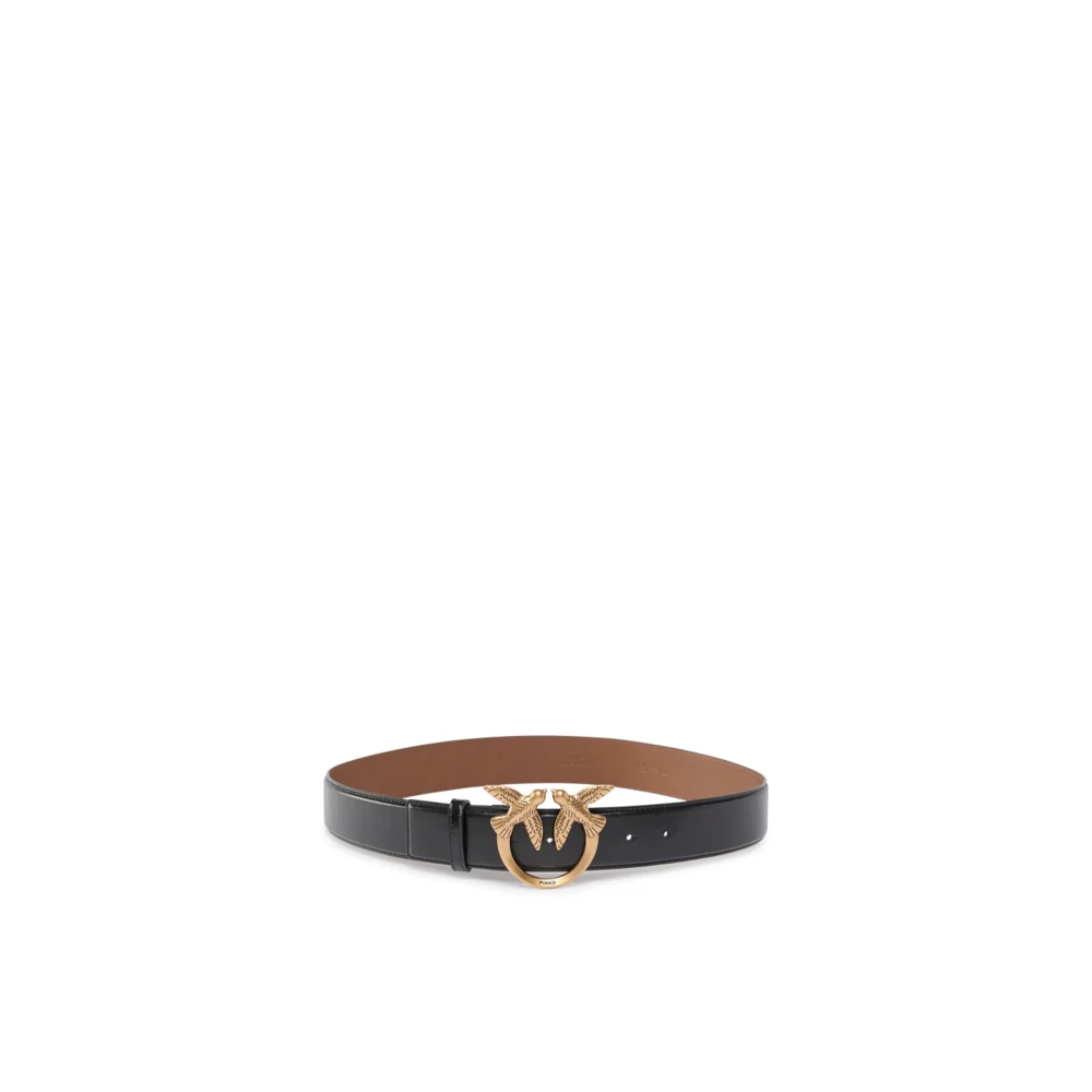 Pinko Donna Nero - Cintura Con Fibbia Uccello - Accessories - S