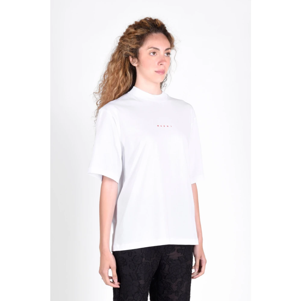 Marni Katoenen T-Shirts White Dames