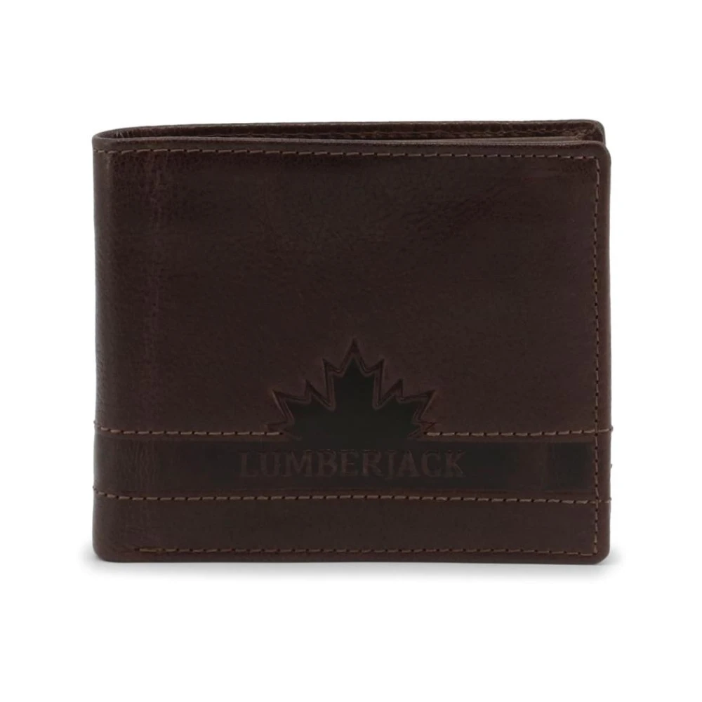 Lumberjack Men's Brown Leather Credit Card Holder