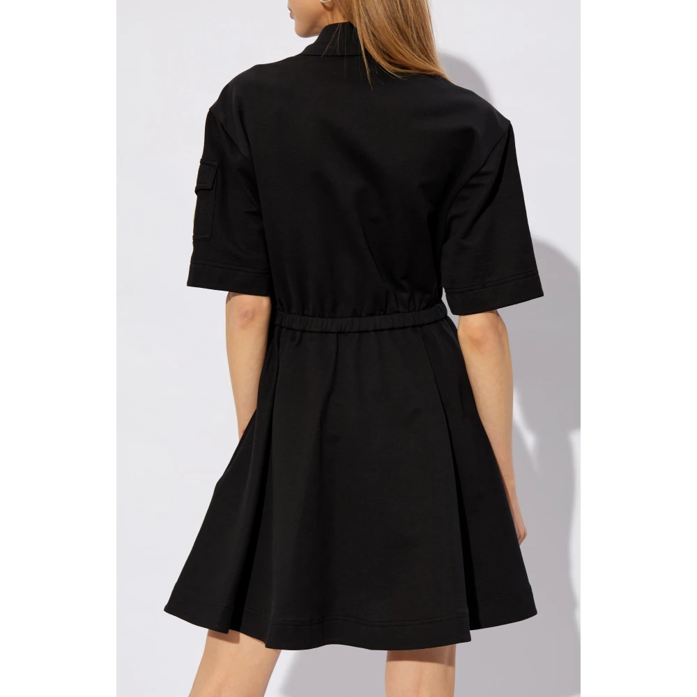 Moncler Katoenen jurk Black Dames