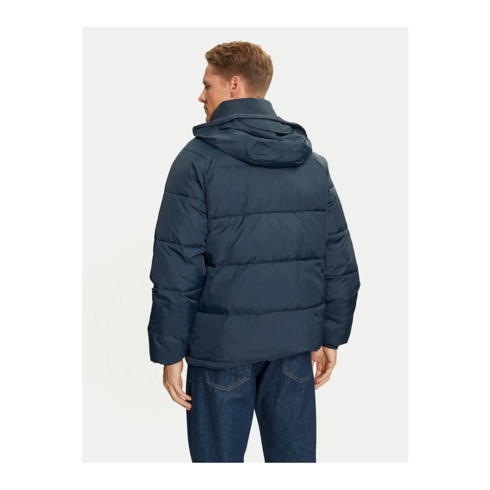 Tommy Jeans Relaxed Fit Nylon Jas Blue Heren