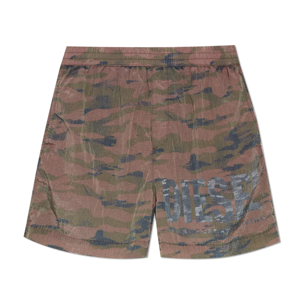 Diesel Hombre Marrón Trajes De Baño, Talla: Xs