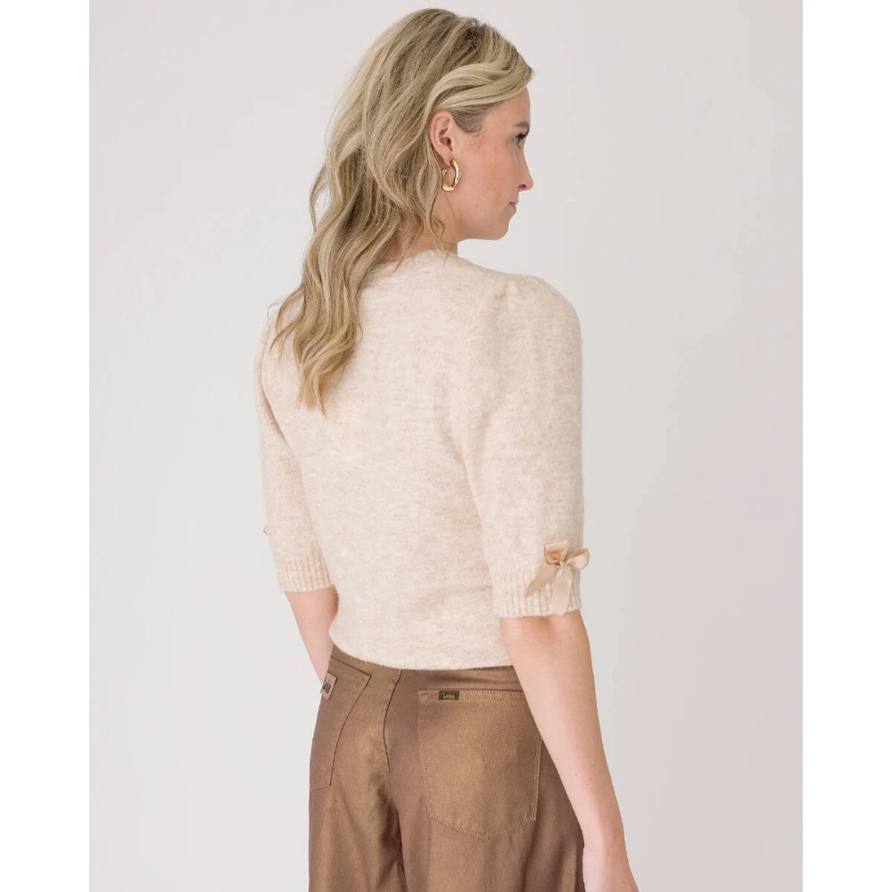 Anna Van Toor Stijlvolle Pullover Sweater Beige Dames