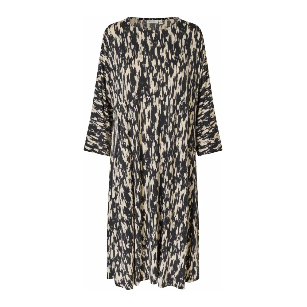 Masai Abstract Print Jurk Zwart Black Dames