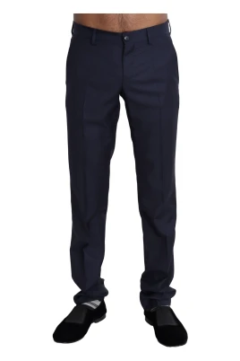 Marinblå Slim Fit Kjolbyxor