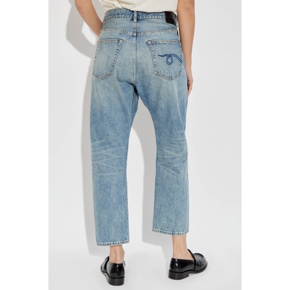 R13 Crossover Jeans Blue Dames