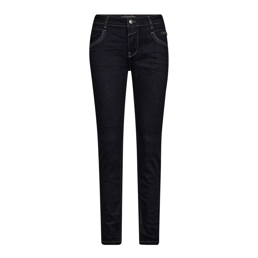 Mos Mosh Blue Skinny Fit Jeans, Female, W26, Naomi Hybrid Dark Jeans