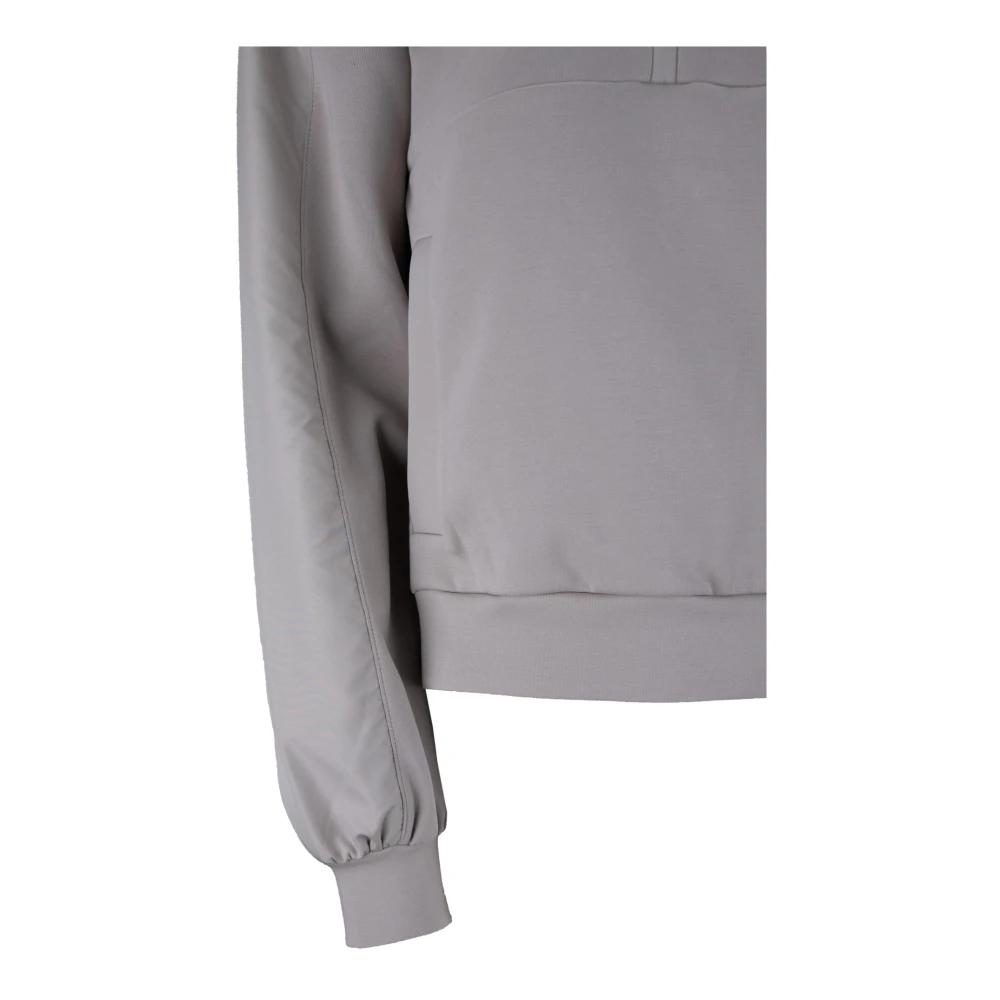 Woolrich Hoodie met rits Gray Dames