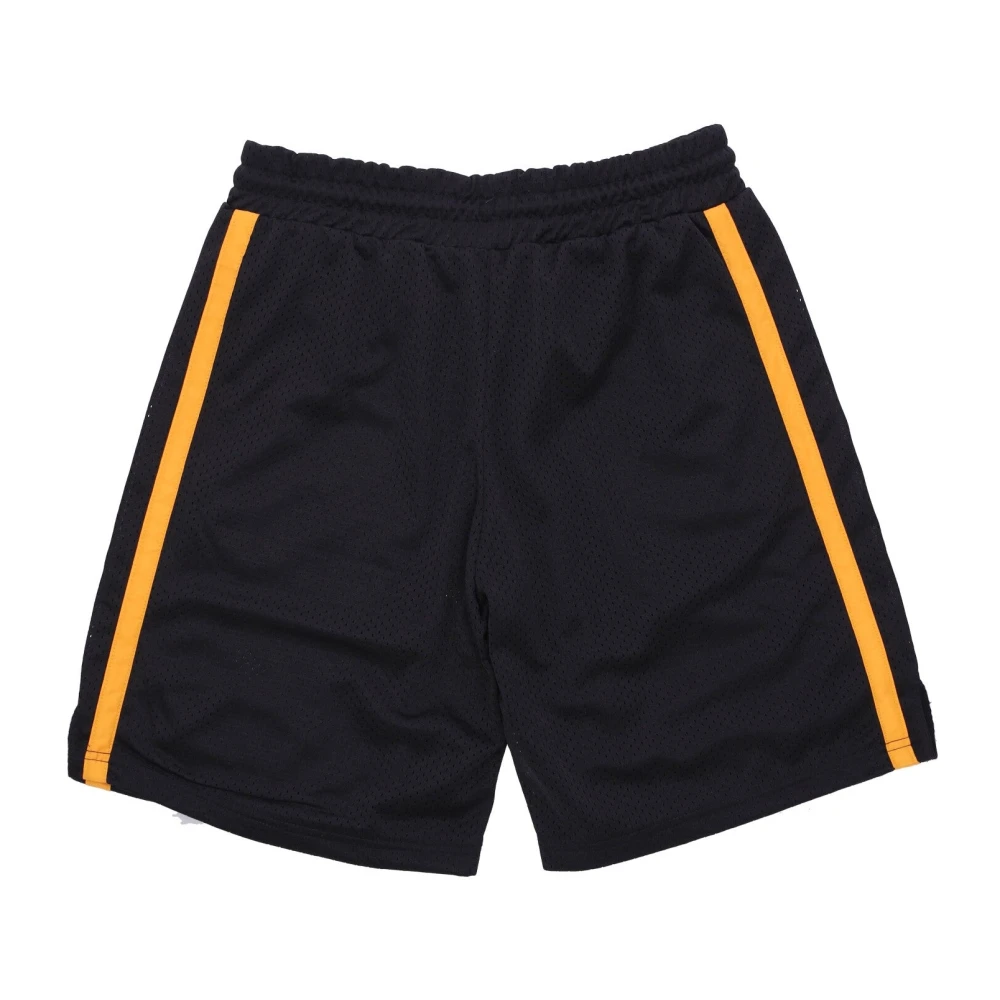 Dolly Noire Basketbalshorts van Mesh met Elastische Taille Black Heren