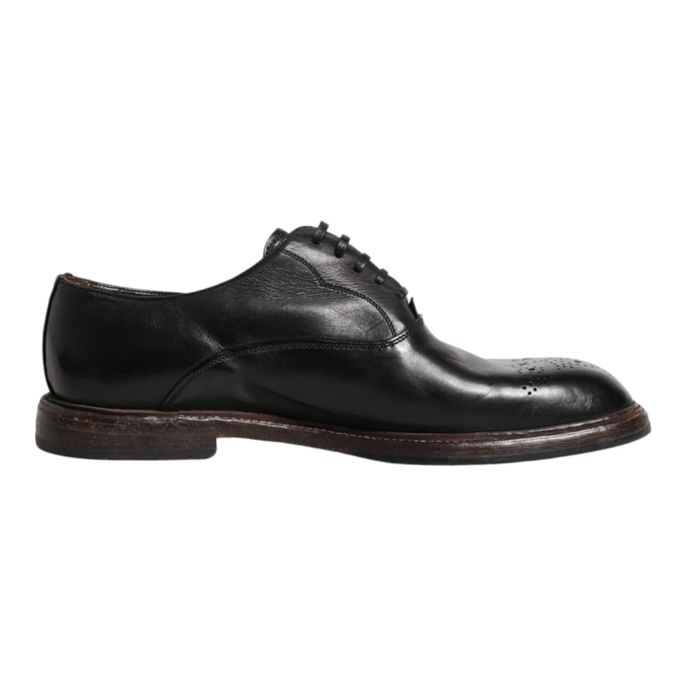Dolce & Gabbana Men's Black Calfskin Leather Oxford Dress Shoes - Dress Shoes - 7 Uk - Shoes