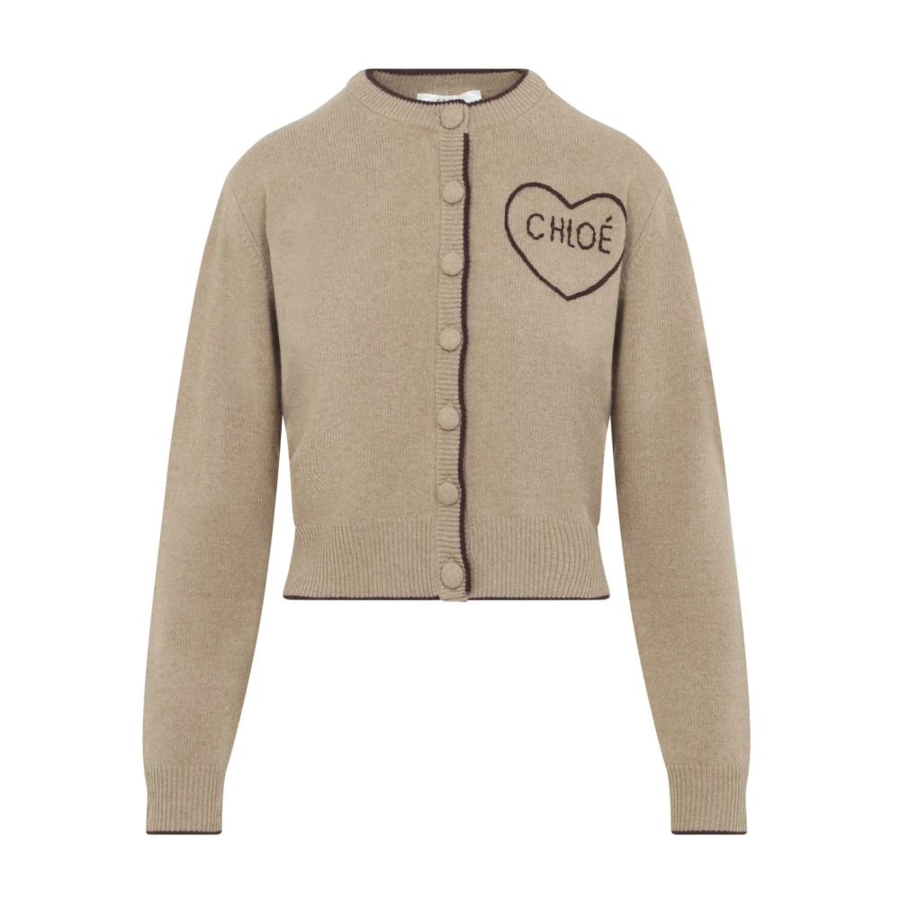 Chloé , Damen, Strickwaren, Braun, M - Bild 9