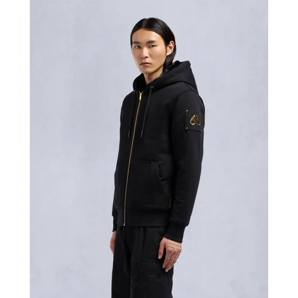 Moose Knuckles Zwart Goud Linden Bunny Jas Black Heren
