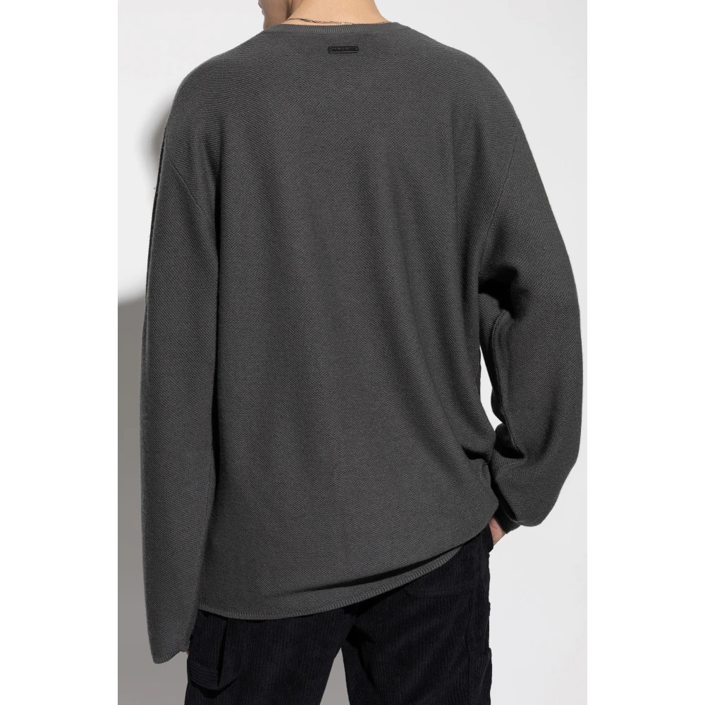 Dolce & Gabbana Wollen trui Gray Heren