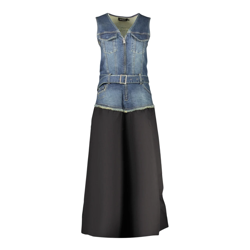 Desigual - Gigi Langes Kleid - Dresses - Damen - Schwarzk - L - Bild 5