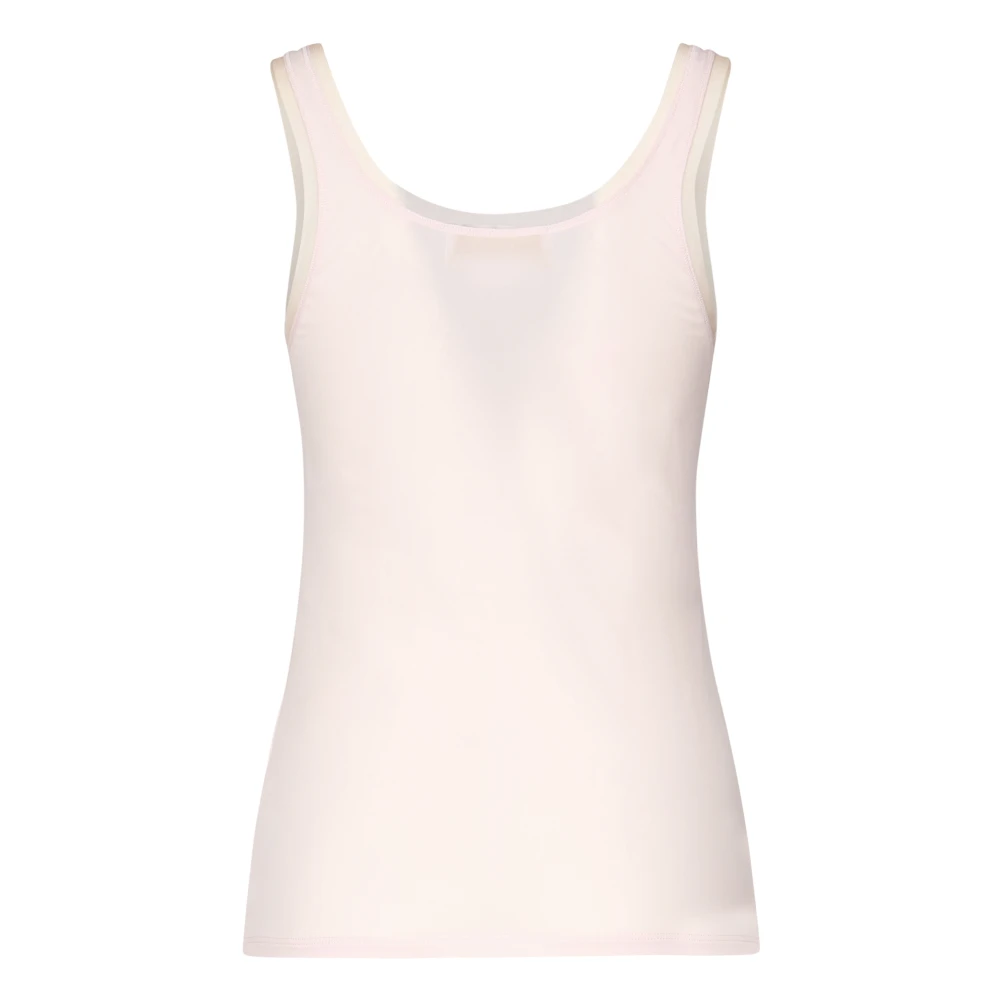 Genny Roze U-hals Tanktop Pink Dames
