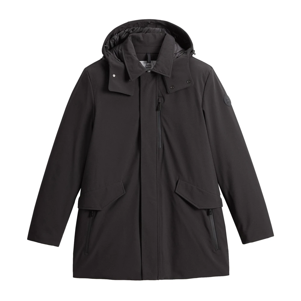 Woolrich Herr Barrow Mac Softshell Jacka Black, Herr