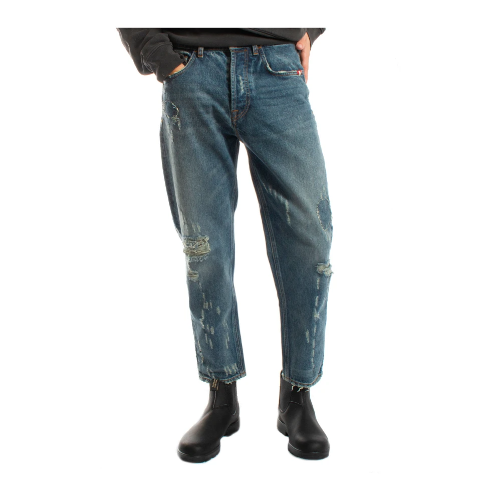 Amish Jeans Blue Heren