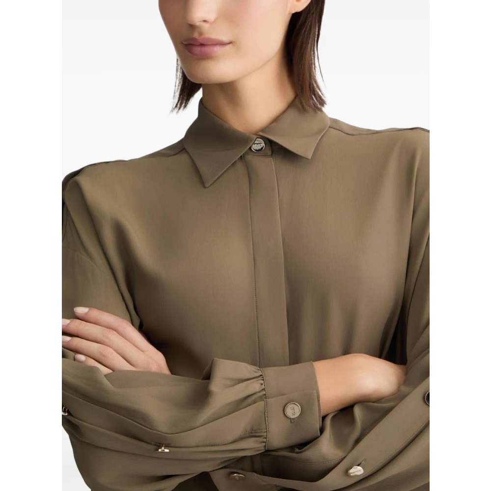 Liu Jo Groene Shirt voor Vrouwen Brown Dames
