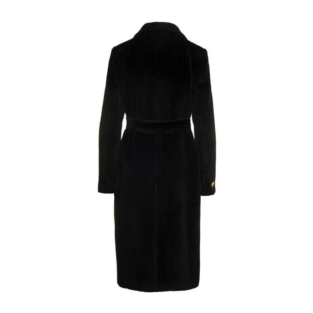 Tagliatore Jole Alpaca en Wol Jas Zwart Black Dames