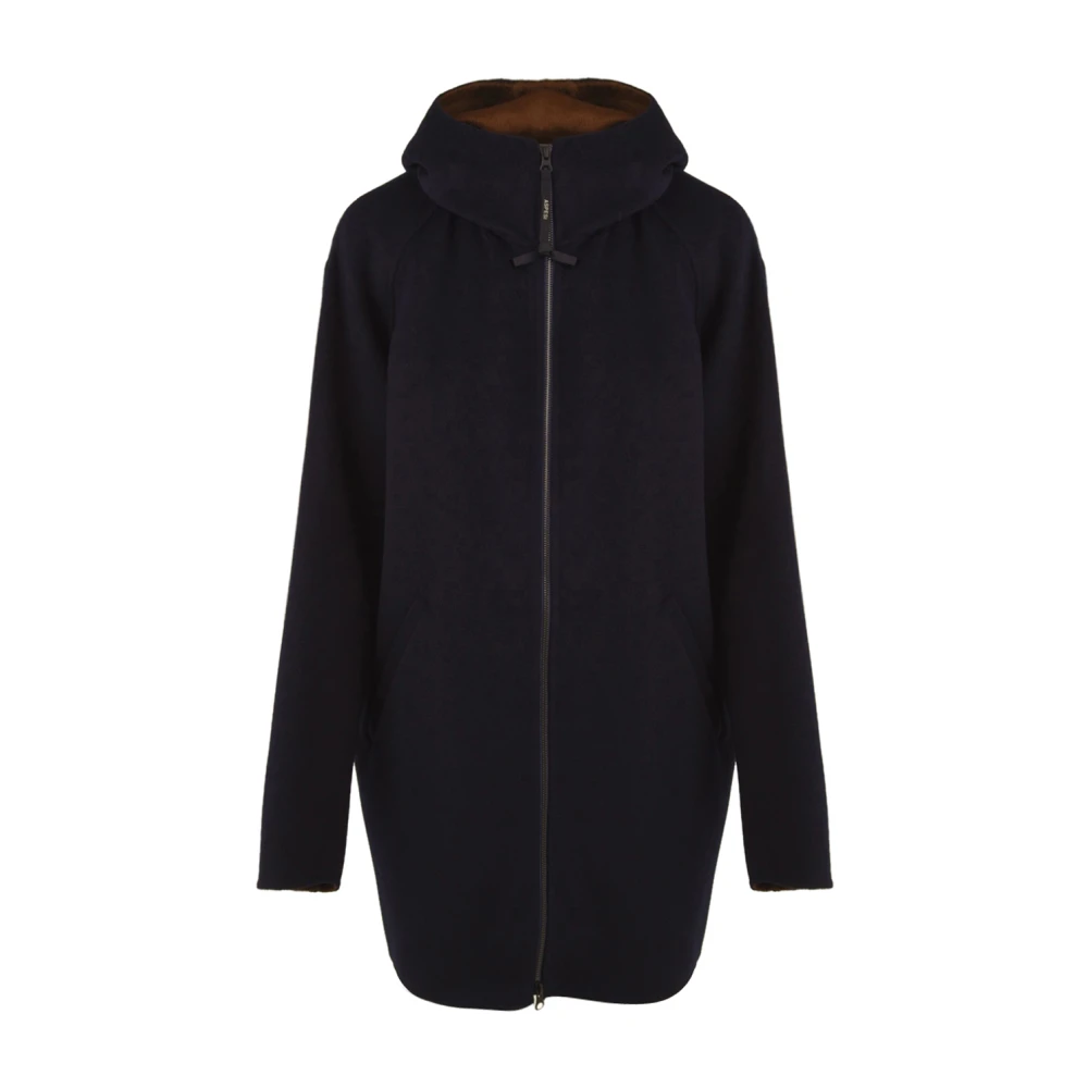 Aspesi Parka Jas Black Heren