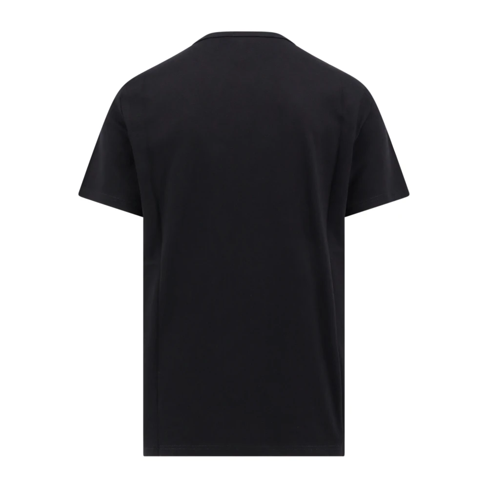 alexander mcqueen Zwart T-shirt met schedelborduursel Black Heren