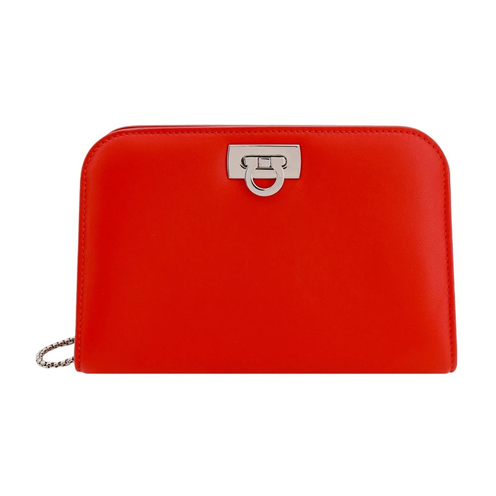 Salvatore Ferragamo Shoulder Bags Red Dames