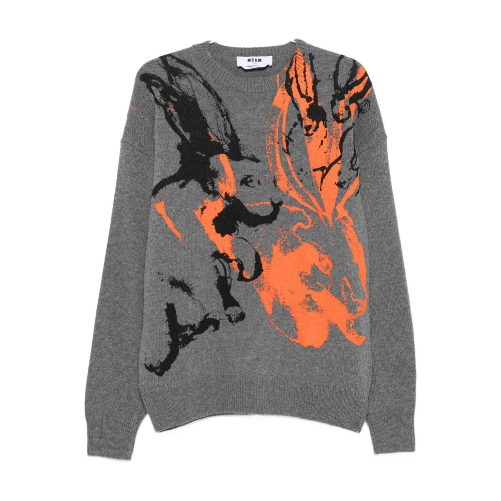 Knitwear > Round-neck Knitwear - - Msgm - Modalova