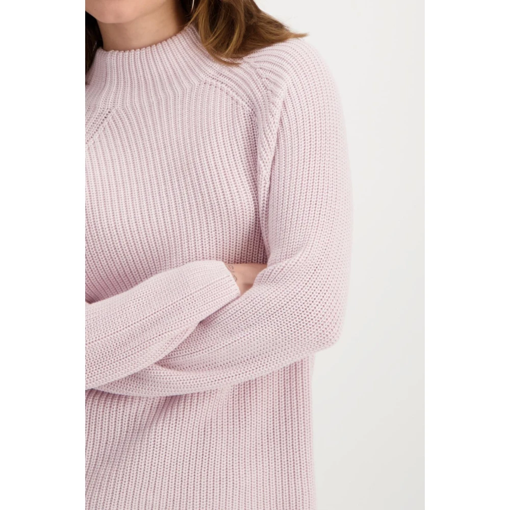 monari Stijlvolle Pullover Sweater Pink Dames