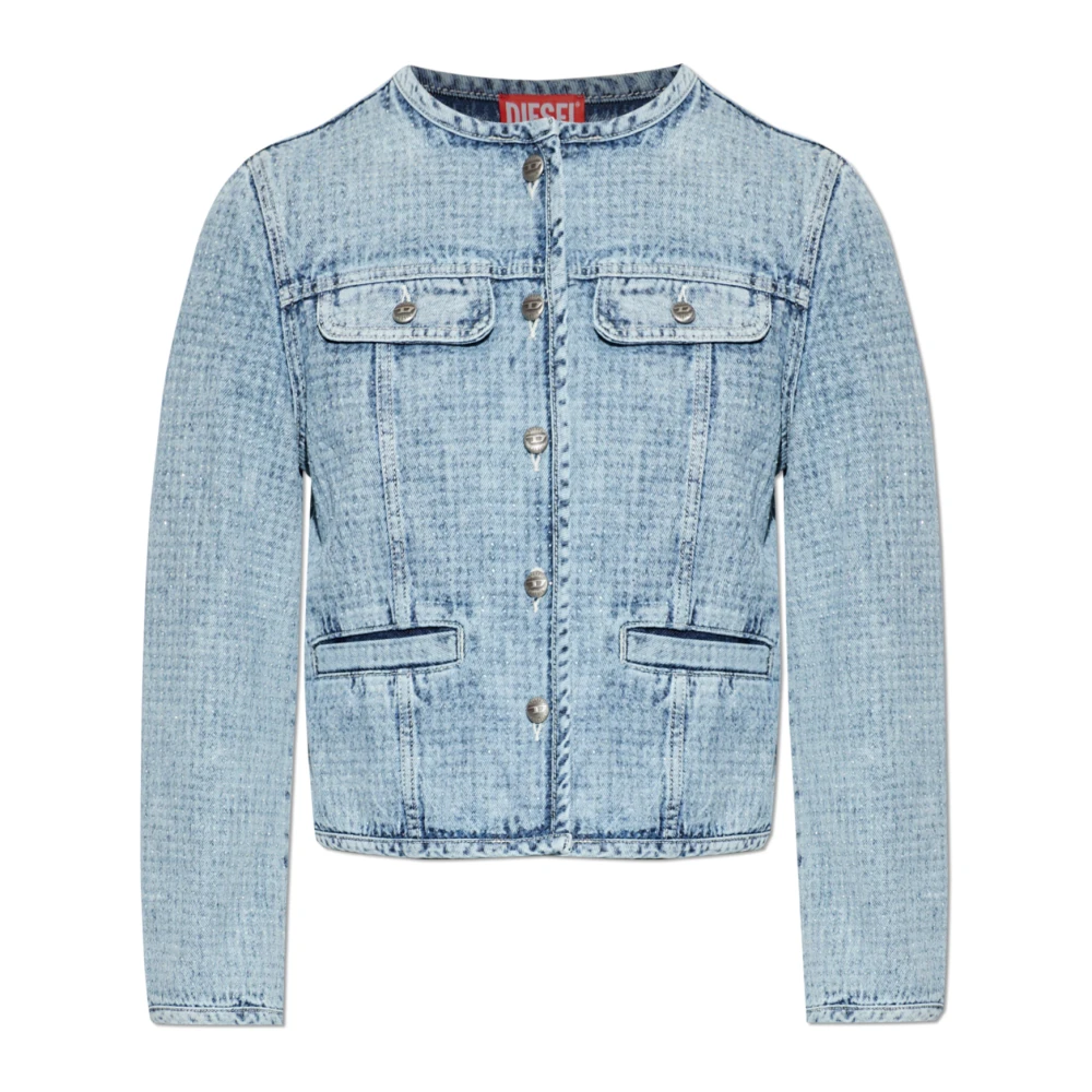 Diesel Donna Blu Giacche, Xs, New,