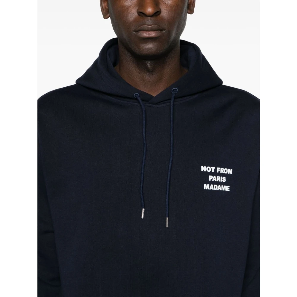 Drole de Monsieur Navy Sweatshirt Aw24 Blue Heren