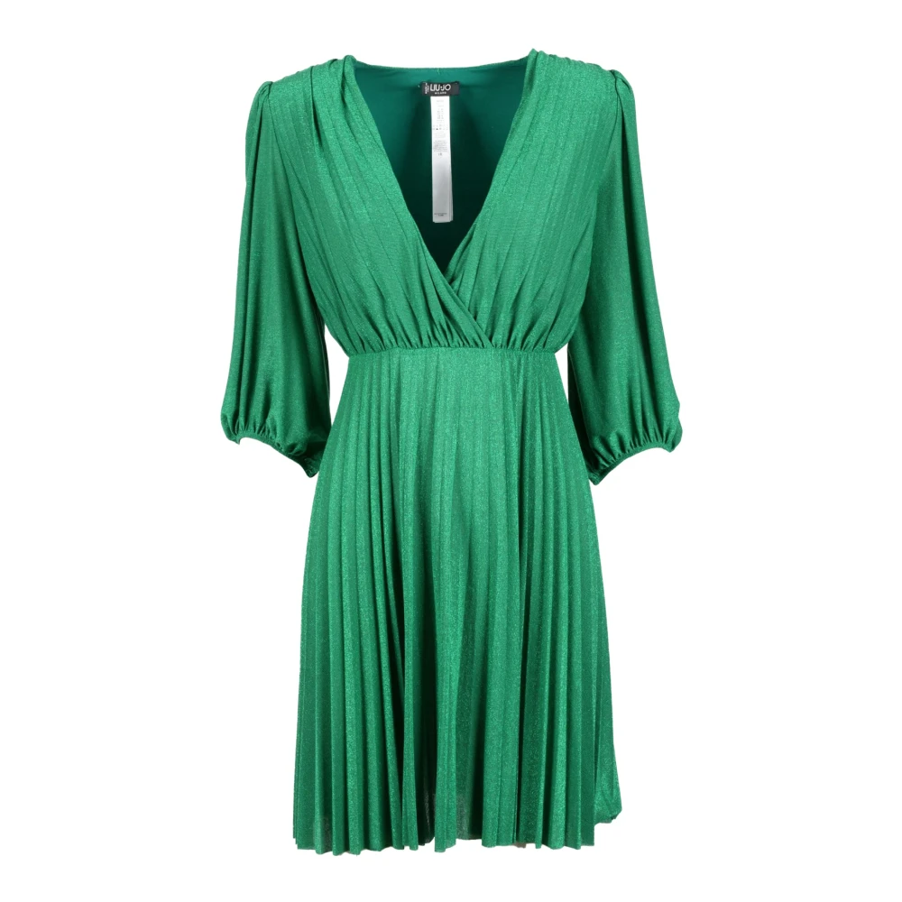 Liu Jo Elegante Jurk met Viscosemix Green Dames