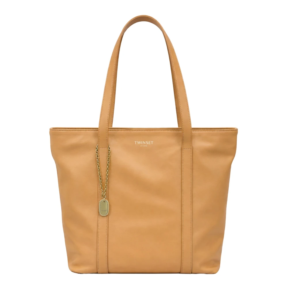 Twinset Women's Brown Shopping Bags, One Size, Shopper Bag