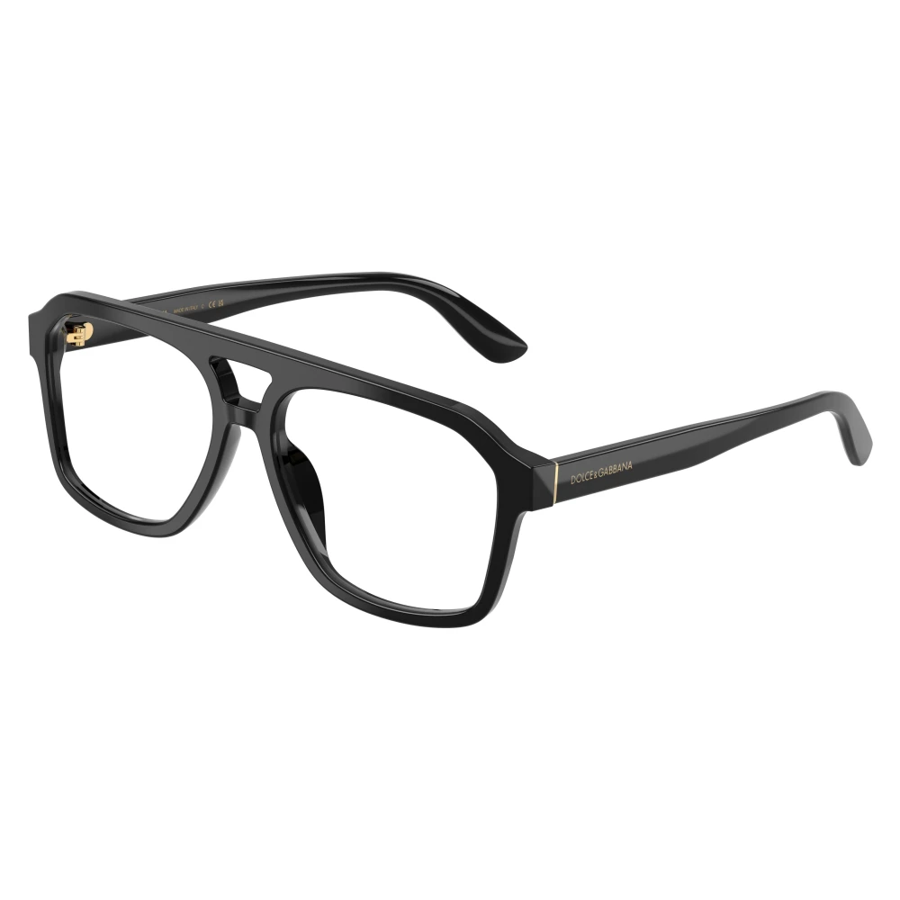 Dolce&Gabbana Men's Black Pilot Acetate Eyeglasses Online - Full Rim - Dg3452 - Image 3