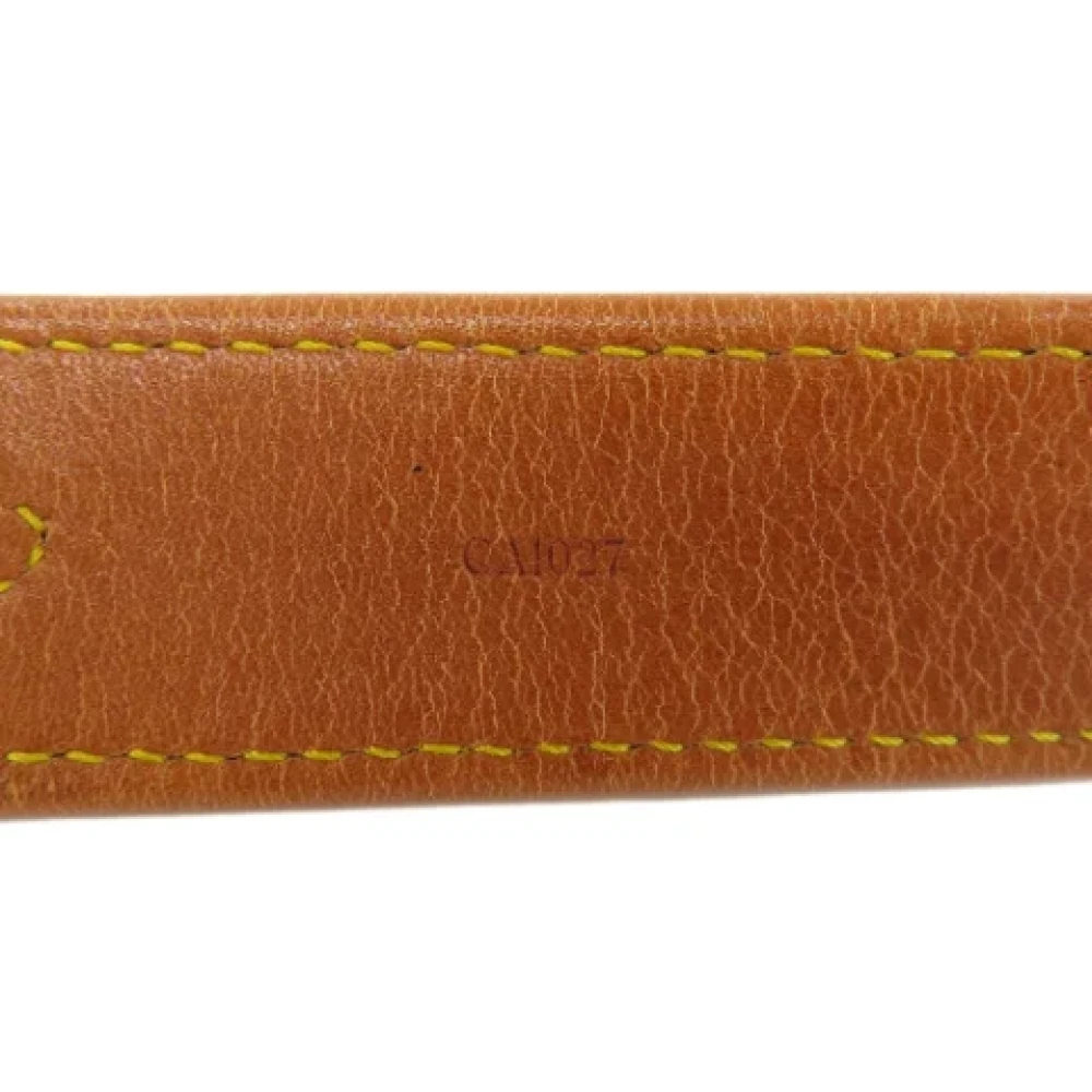 Louis Vuitton Vintage Pre-owned Leather belts Brown Dames