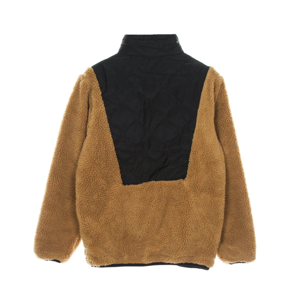 Karl Kani Gewatteerde Blok Teddy Windrunner Jas Beige Heren