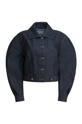 Back-to-front Cocoon-jacka i rå denim