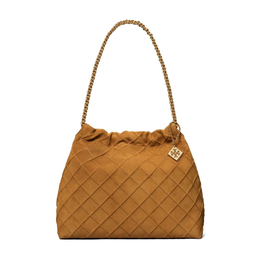 TORY BURCH Bruine Trekkoord Hobo Tas Brown Dames