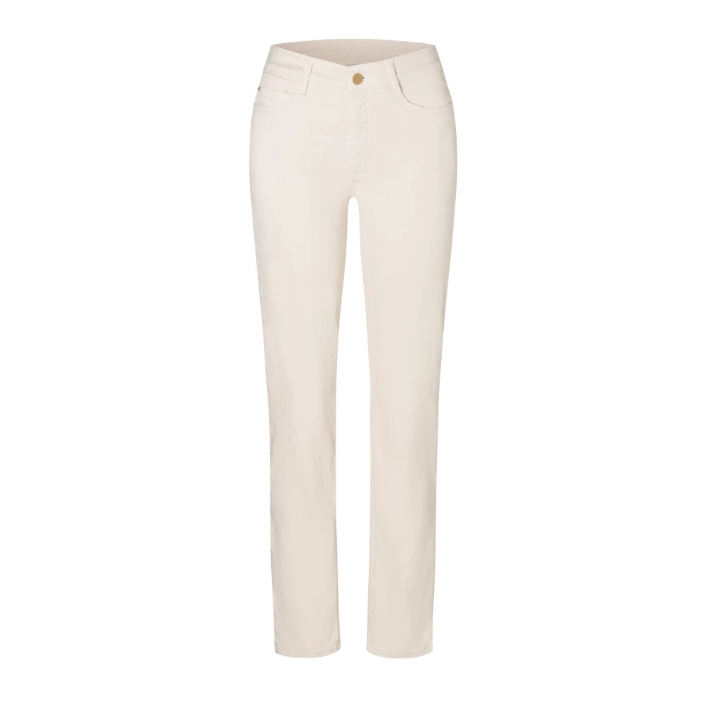 Mac Women's White Slim Fit Jeans, Xl, Dream Antique Straight-Leg Jeans
