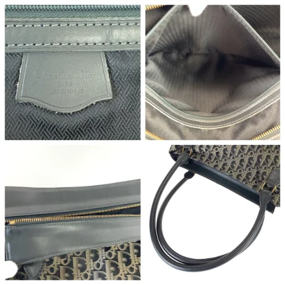 Dior Vintage Pre-owned Canvas totes Gray Dames