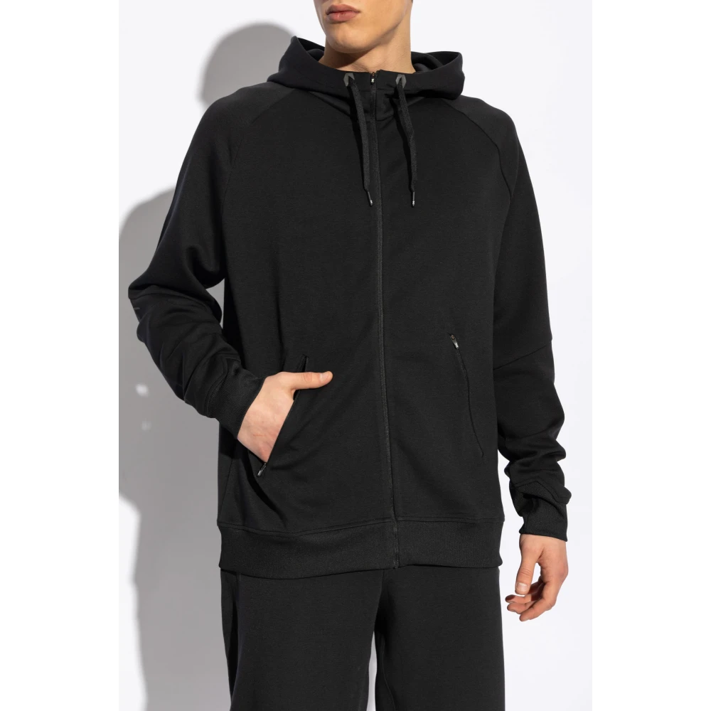 ON Running Hoodie Black Heren