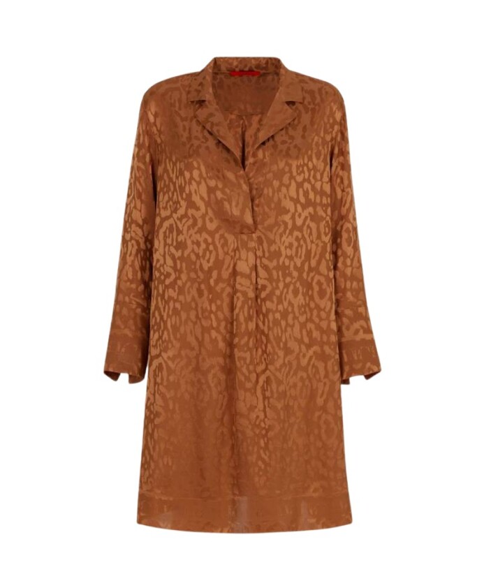 robe-midi-leopard-en-jacquard-de-soie
