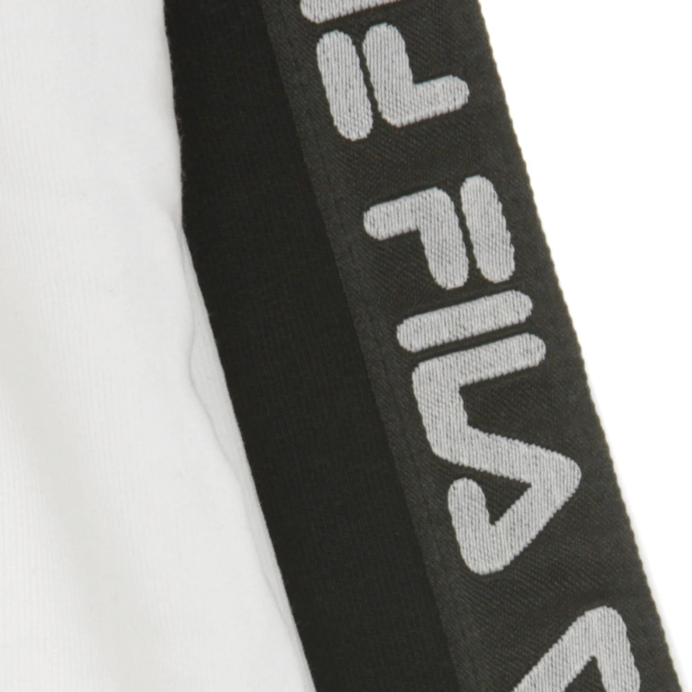 Fila Lichtgewicht capuchontrui in Bright White Black White Dames