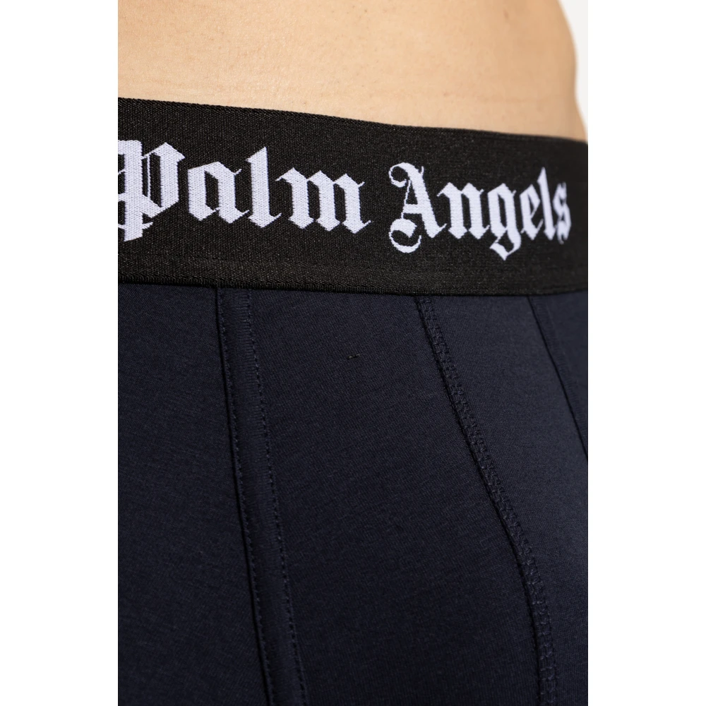 Palm Angels Driepak boxers met logo Multicolor Heren