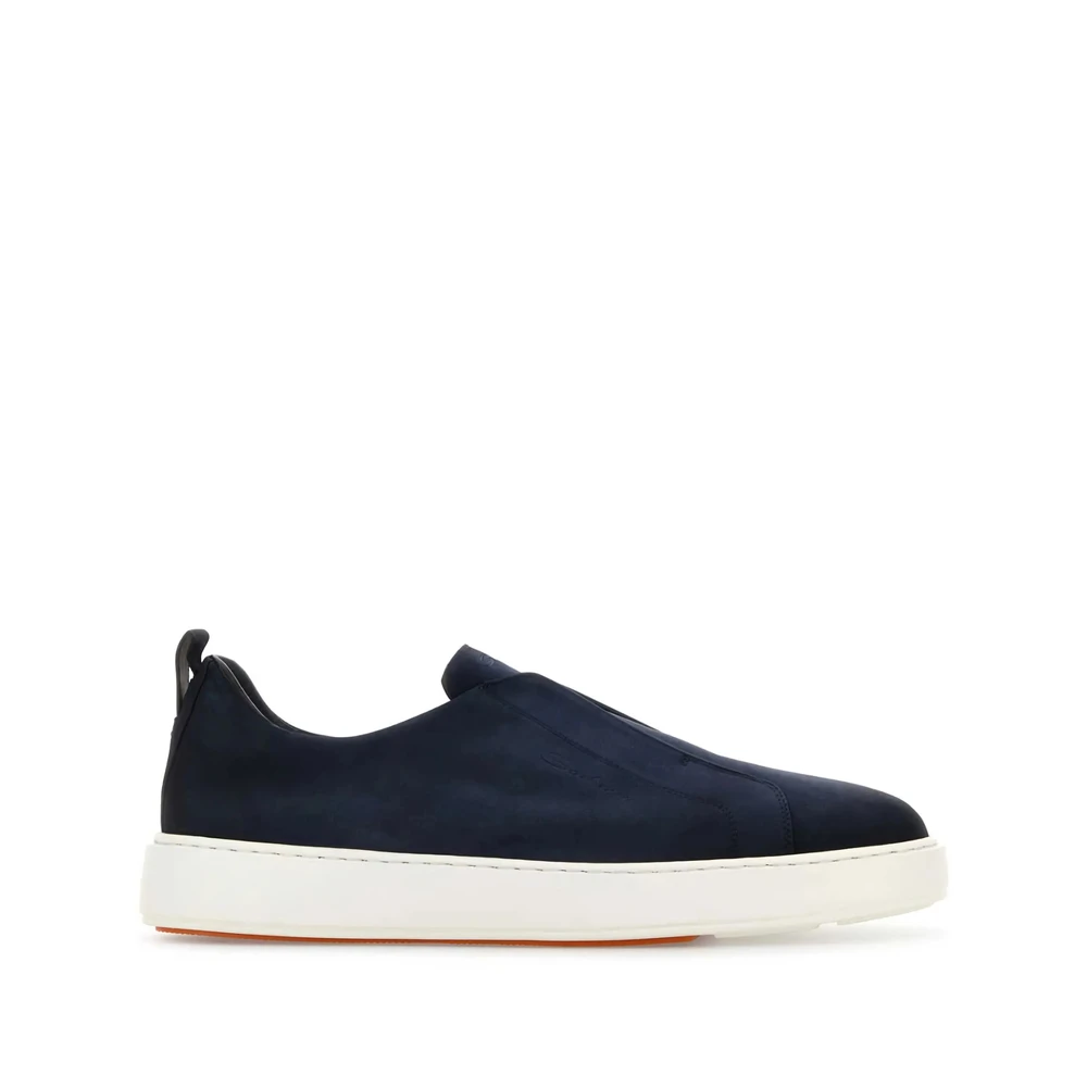 Santoni Victory Fehu59 Slip-on Sneaker Heren Schoenen Blauw