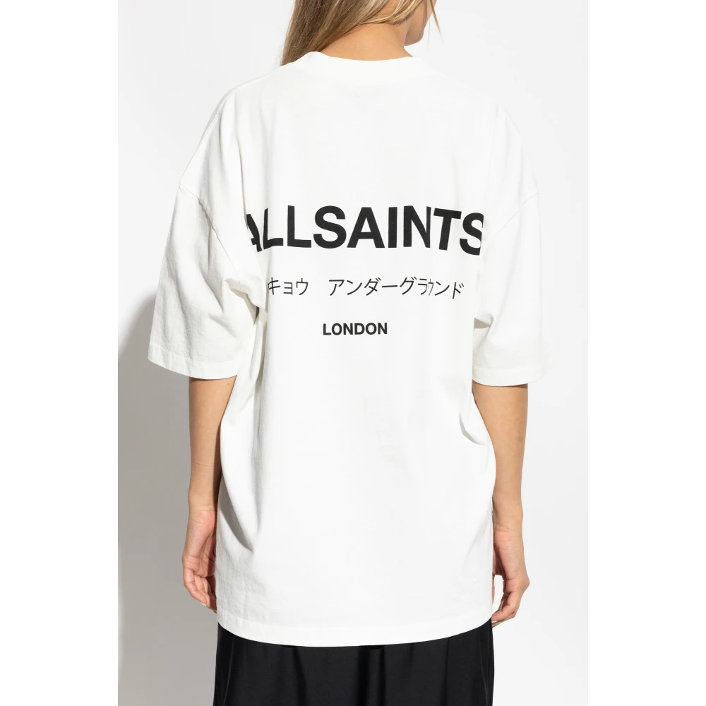 AllSaints T-shirt Underground White Dames